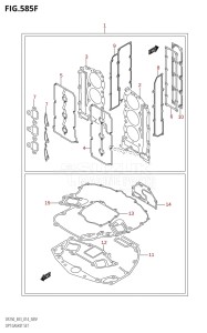 DF200Z From 20002Z-410001 (E03)  2014 drawing OPT:GASKET SET (DF250Z:E03)