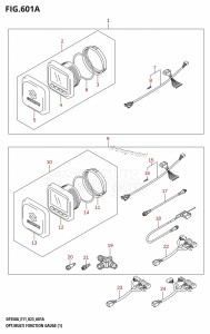 DF325A From 32501F-240001 (E01 E40)  2022 drawing OPT:MULTI FUNCTION GAUGE (1) (020,021)