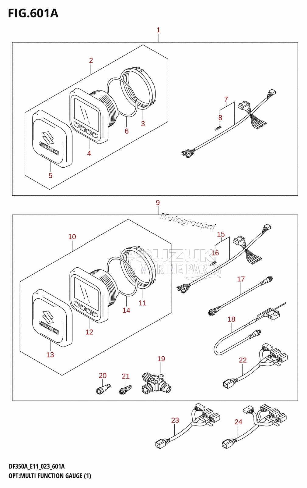 OPT:MULTI FUNCTION GAUGE (1) (020,021)