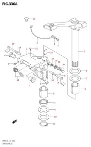 DF40 From 04001F-251001 (E03)  2002 drawing SWIVEL BRACKET (X,Y)