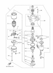 F50HETL drawing STARTER-MOTOR