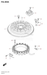 DF250 From 25005F-040001 (E40)  2020 drawing MAGNETO