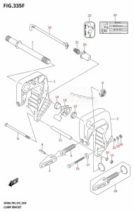 DF15A From 01504F-510001 (P03)  2015 drawing CLAMP BRACKET (DF15AR:P03)