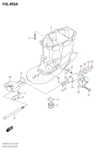 DF250ST From 25004F-910001 (E03)  2019 drawing DRIVE SHAFT HOUSING (X-TRANSOM)