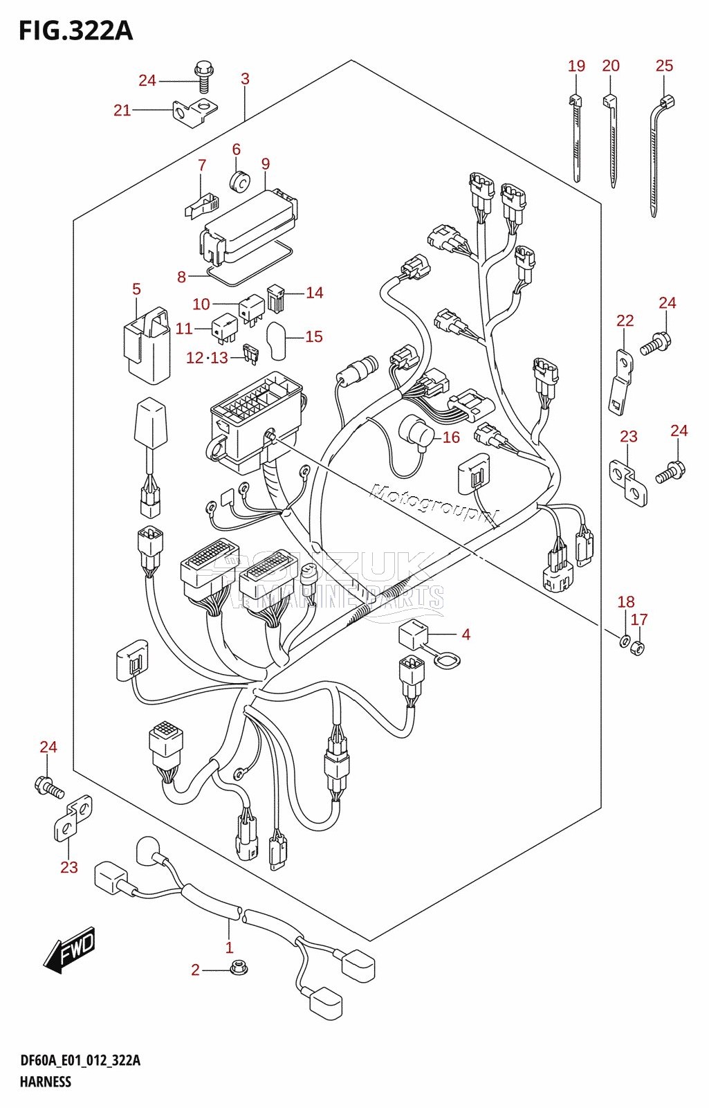 HARNESS (DF40A:E01)