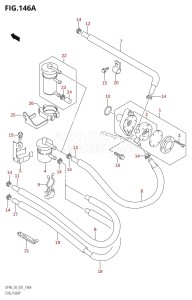 DF50 From 05001F-151001 (E01 E11)  2001 drawing FUEL PUMP