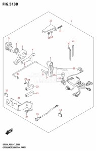 DF8A From 00801F-710001 (P01)  2017 drawing OPT:REMOTE CONTROL PARTS (DF9.9A:P01)