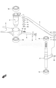 DF 350A drawing Clutch Rod