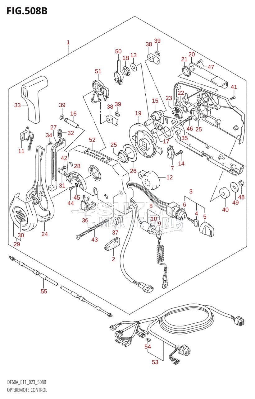 OPT:REMOTE CONTROL ((DF40A:E11,DF40AST:E34,DF50A:E11,DF60A:(E11,E40),DF60AVT:E11,DF40ASVT:E34):021)