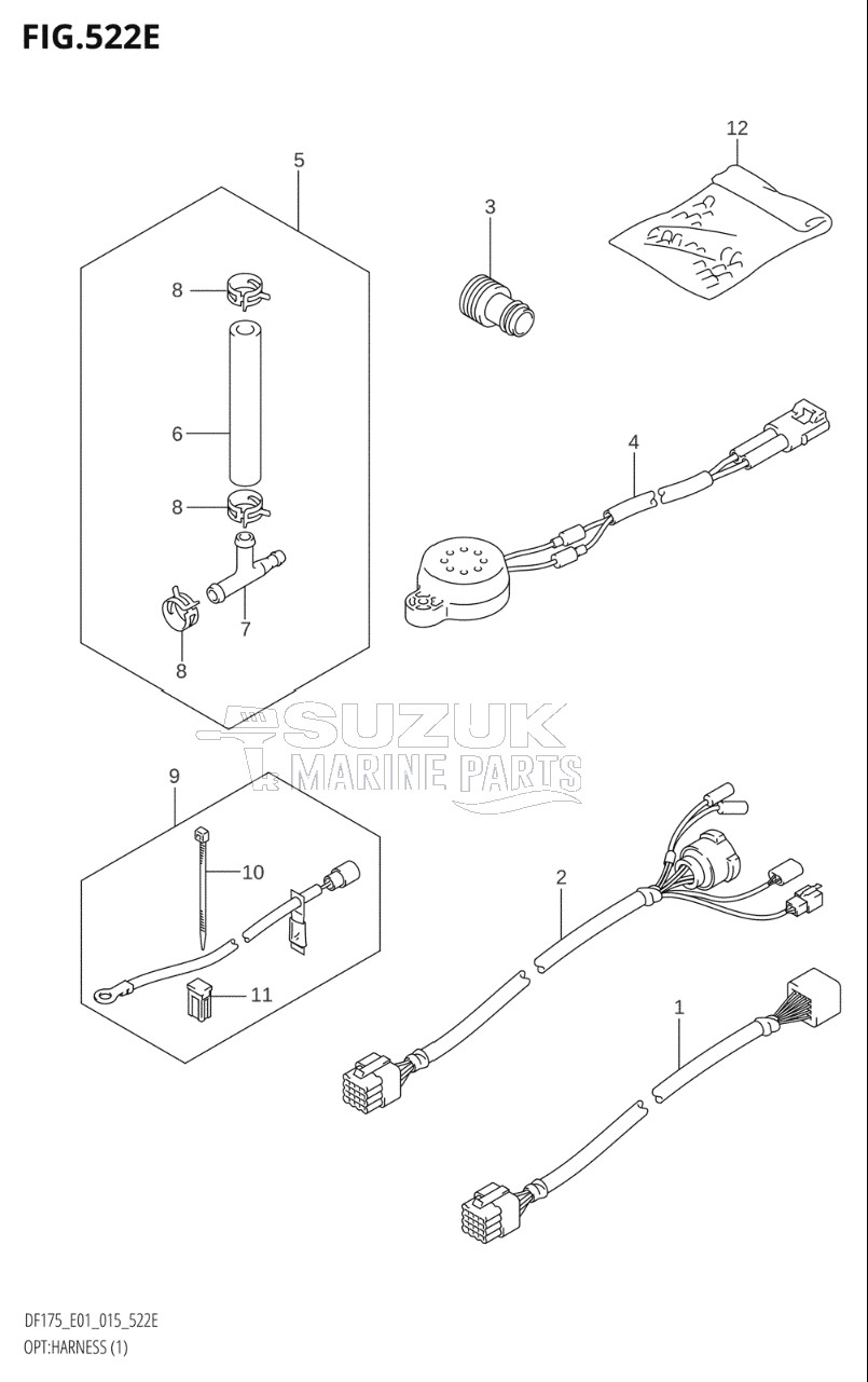 OPT:HARNESS (1) (DF150Z:E01)