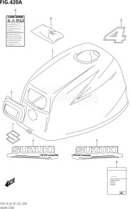 00403F-140001 (2021) 4hp P01-Gen. Export 1 (DF4A) DF4A drawing ENGINE COVER (DF4A:020)