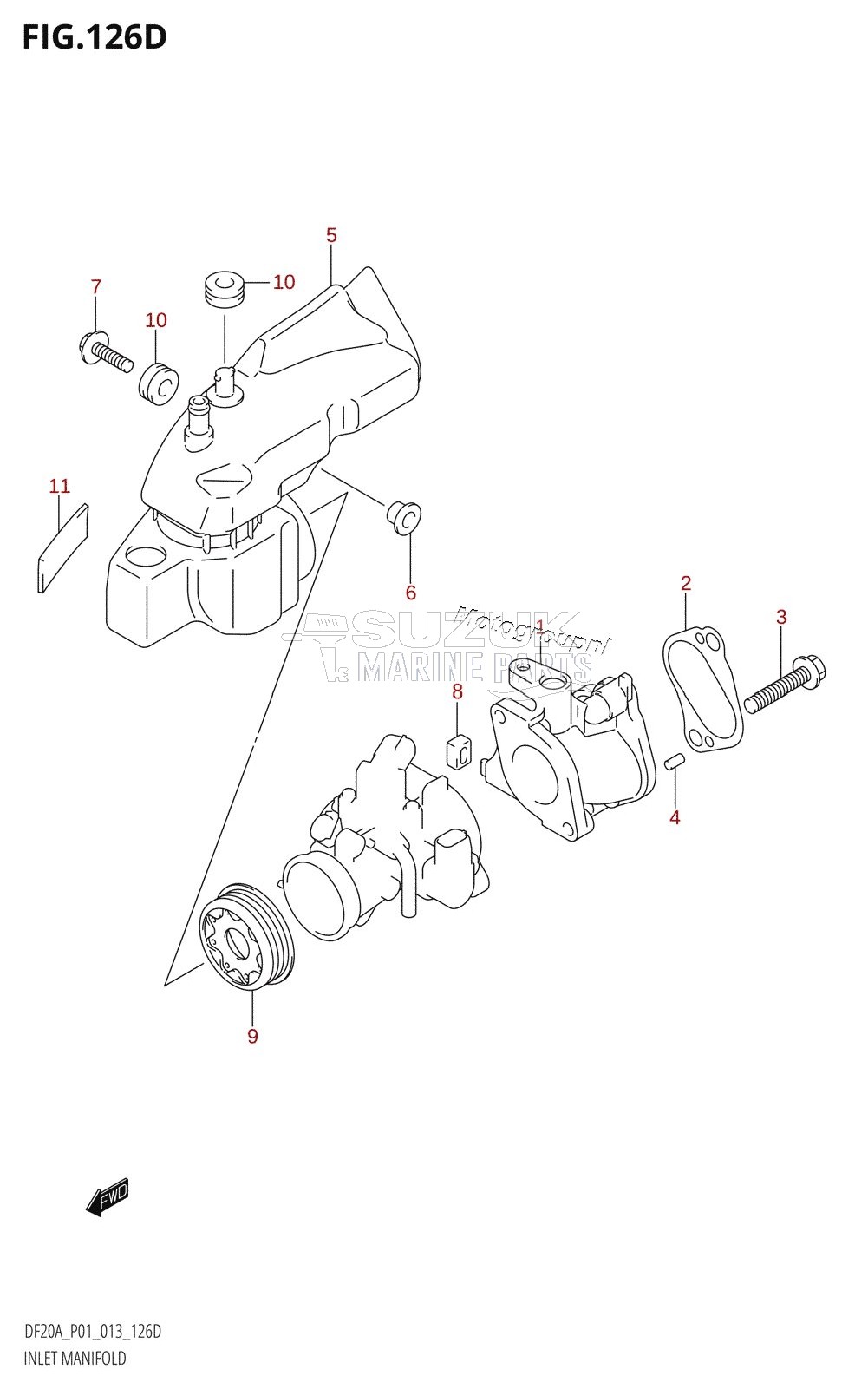 INLET MANIFOLD (DF15AR:P01)