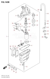 06003F-810001 (2018) 60hp E01 E40-Gen. Export 1 - Costa Rica (DF60AVT  DF60AVTH) DF60A drawing FUEL VAPOR SEPARATOR (E40)