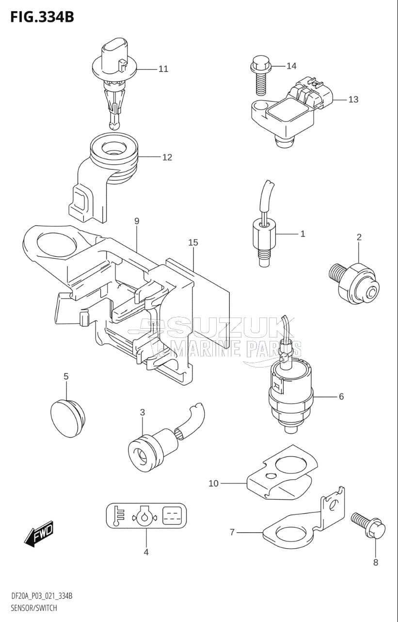 SENSOR / SWITCH (DF9.9BT,DF20AT)