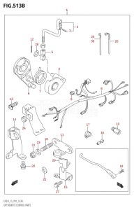 DF9.9 From 00992F-980001 (P01)  2009 drawing OPT:REMOTE CONTROL PARTS (K5,K6,K7,K8,K9,K10,011)