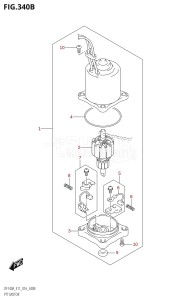 DF140AZ From 14003Z-610001 (E03)  2016 drawing PTT MOTOR (DF115AT:E11)