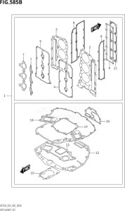 25003Z-040001 (2020) 250hp E03-USA (DF250Z  DF250Z) DF250Z drawing OPT:GASKET SET (DF250ST)