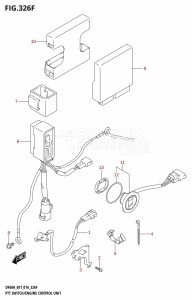 DF50A From 05003F-610001 (E01)  2016 drawing PTT SWITCH /​ ENGINE CONTROL UNIT (DF50ATH:E01)