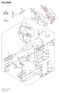 DF70 From 07001F-861001 (E01)  1998 drawing TILLER HANDLE (DF70WTH)