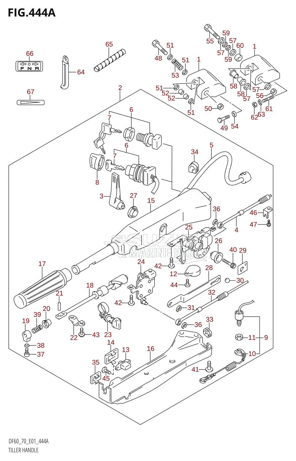 TILLER HANDLE (DF70WTH)