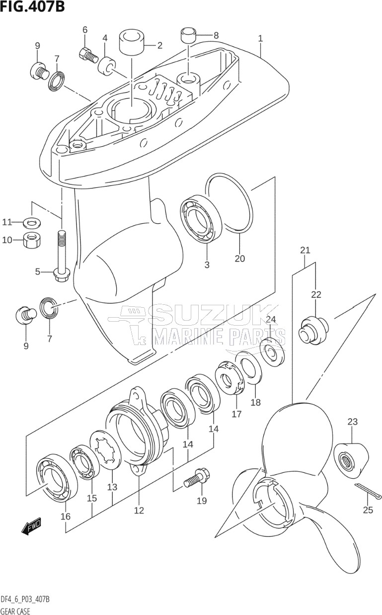 GEAR CASE (DF4:(K4,K5,K6,K7,K8,K9,K10,011),DF6)