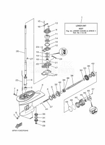 F25GWH drawing PROPELLER-HOUSING-AND-TRANSMISSION-1