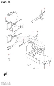 DF300A From 30002P-510001 (E01 E40)  2015 drawing RECTIFIER /​ IGNITION COIL