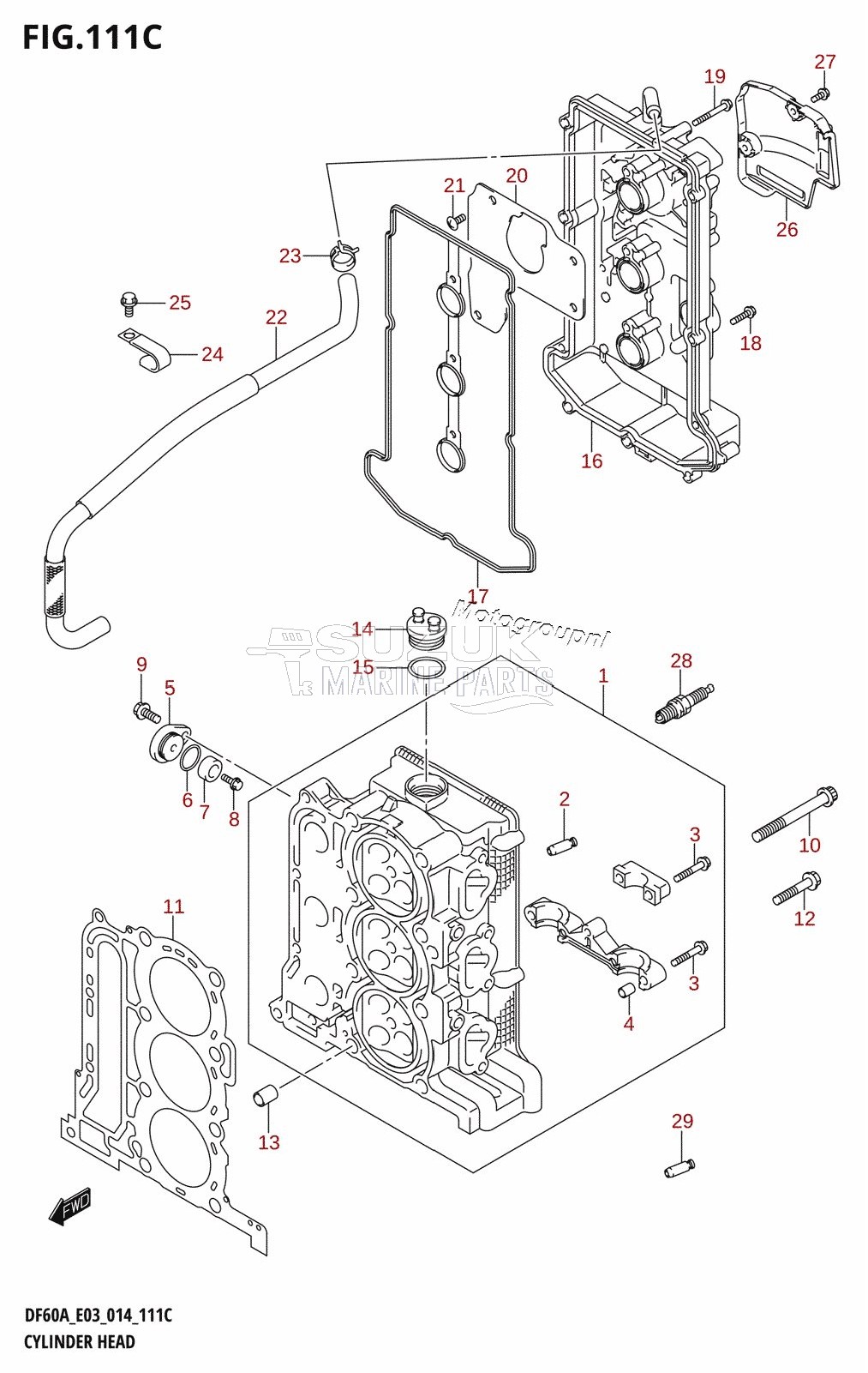 CYLINDER HEAD (DF60A)