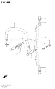 DF115BT From 11506F-340001 (E11 E40)  2023 drawing FUEL INJECTOR (E11)