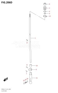 04003F-140001 (2021) 40hp E01 E11-Gen. Export 1-and 2 (DF40AQH  DF40AQH_   DF40AQH   DF40AT  DF40AT_   DF40AT   DF40ATH  DF40ATH_   DF40ATH) DF40A drawing CLUTCH ROD ((DF60A,DF60AQH,DF60ATH):E40)