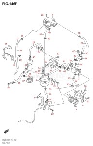 DF15A From 01504F-310001 (P01)  2013 drawing FUEL PUMP (DF20A:P40)