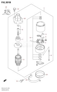 DF40 From 04001F-510001 (E01)  2005 drawing STARTING MOTOR (K1,K2,K3,K4)