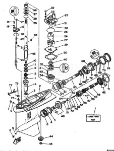 L150CETO drawing PROPELLER-HOUSING-AND-TRANSMISSION-1