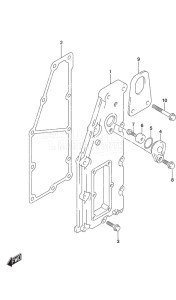 DF 175AP drawing Exhaust Cover