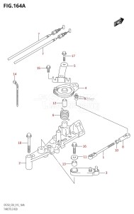 DF200 From 20002F-510001 (E03)  2015 drawing THROTTLE ROD