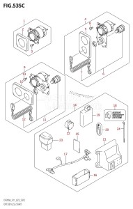 DF175AZ From 17503Z-340001 (E11 E40)  2023 drawing OPT:KEY LESS START (023)