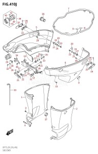 DF175TG From 17502F-610001 (E01 E40)  2016 drawing SIDE COVER (DF175T:E01)