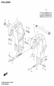 DF25A From 02504F-510001 (P03)  2015 drawing CLAMP BRACKET (DF25ATH:P03)