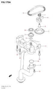 DF300A From 30002P-210001 (E03)  2012 drawing OIL PUMP