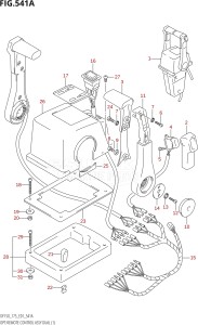 15001Z-880001 (2008) 150hp E01-Gen. Export 1 (DF150ZK8) DF150Z drawing OPT:REMOTE CONTROL ASSY DUAL (1)