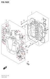 DF250Z From 25003Z-510001 (E40)  2015 drawing THROTTLE BODY (DF200Z:E01)