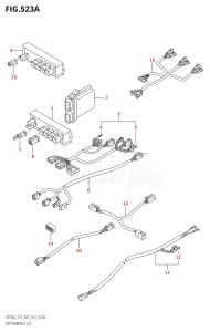 DF115Z From 11502Z-210001 (E01 E40)  2012 drawing OPT:HARNESS (2)