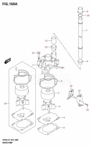 DF225Z From 22503Z-040001 (E01 E03 E40)  2020 drawing WATER PUMP (E01,E11)