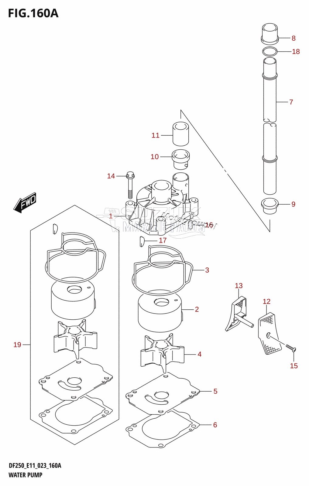 WATER PUMP (E01,E11)