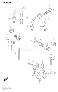 DF250A From 25003P-710001 (E03)  2017 drawing SENSOR (DF250A:E03:(X-TRANSOM,XX-TRANSOM))