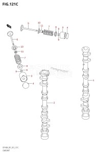 DF140A From 14003F-310001 (E01 E40)  2013 drawing CAMSHAFT (DF140AZ:E01)