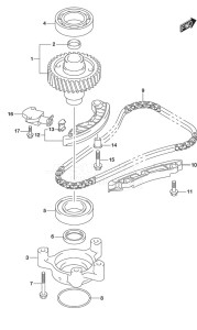 DF 175 drawing Timing Chain