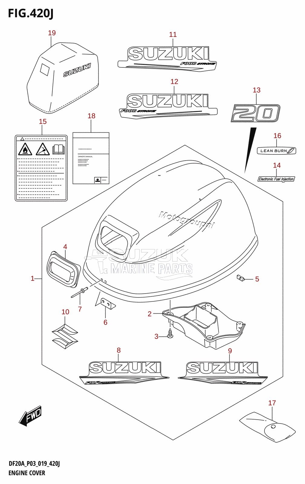 ENGINE COVER (DF20A)