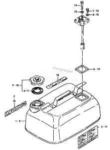 DT28 From F-10001 ()  1985 drawing FUEL TANK 4