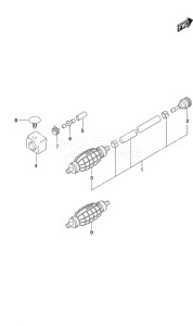 Outboard DF 40A drawing Fuel Hose